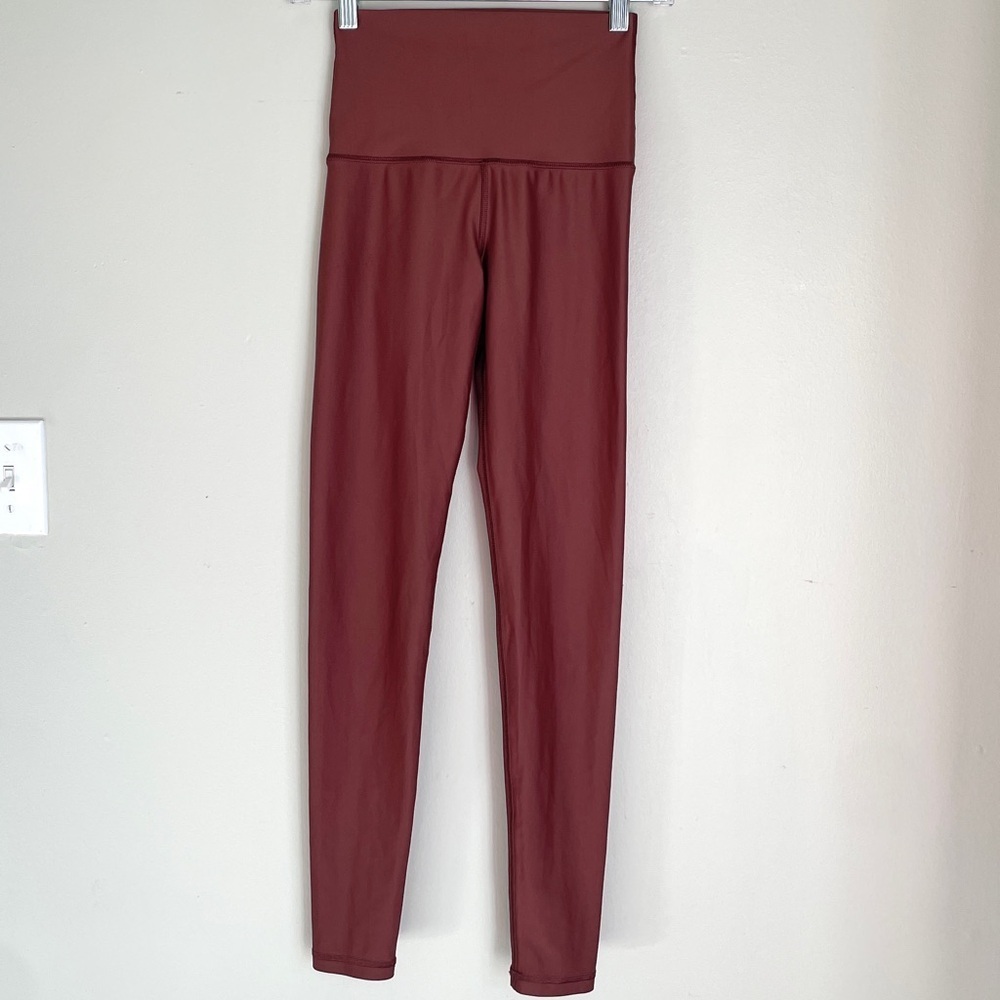 Aerie Offline High-Waisted Rust Leggings